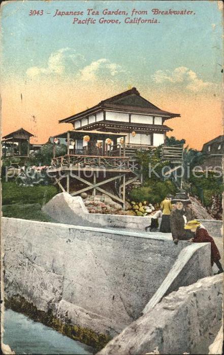 Pacific Grove Japanese Tea Garden from Breakwater