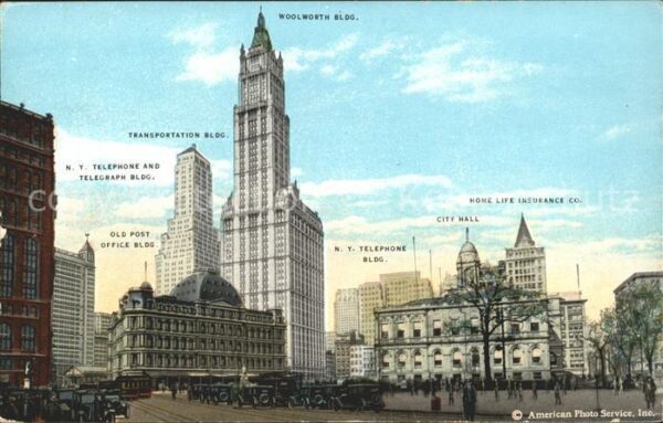 New York City Woolworth Building and others