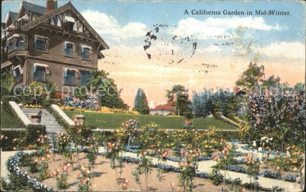 Los Angeles California A California Garden in Midwinter