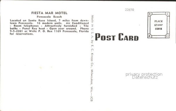 Pensacola Fiesta Mar Motel Beach – Bild 2