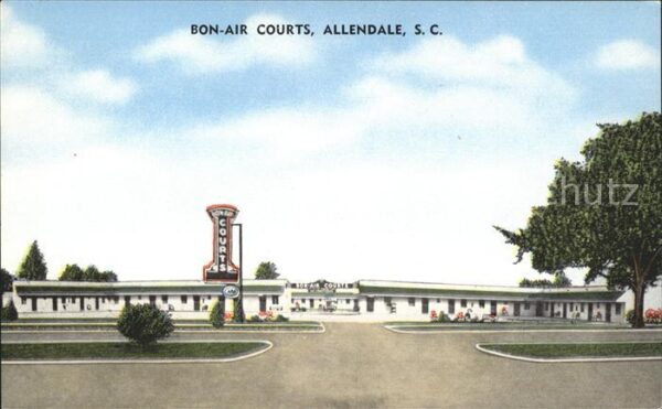 Allendale South Carolina Bon Air Courts Motel