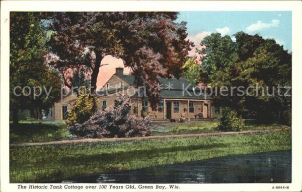 Green Bay Wisconsin Historic Tank Cottage over 100 years ol