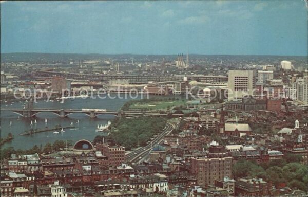 Cambridge Massachusetts Charles River Basin Storrow Drive Longf