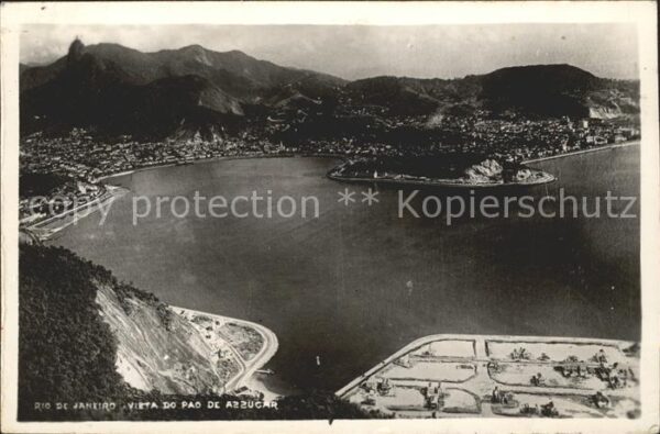 Rio de Janeiro Vieta do Pao de Azzugar Panoramablick v
