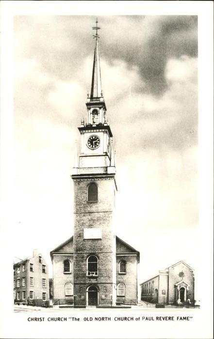 Boston Massachusetts Christ Church The old North Church of P