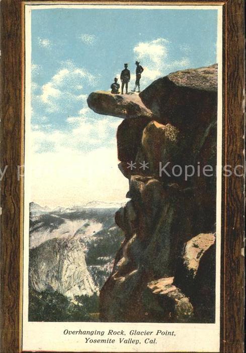Yosemite National Park Overhanging Rock Glacier Point