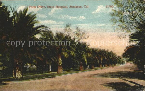 Stockton California Palm Drive State Hospital
