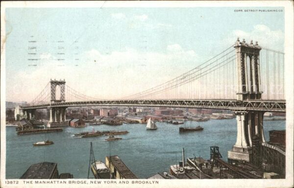 New York City Manhattan Bridge Brooklyn
