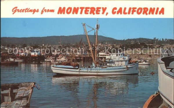 Monterey California Harbor Fisherman's Wharf Army Language