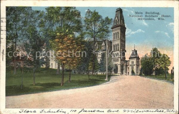 Milwaukee Wisconsin Main Building National Soldiers Home