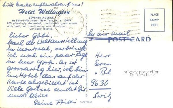 New York City Hotel Wellington – Bild 2