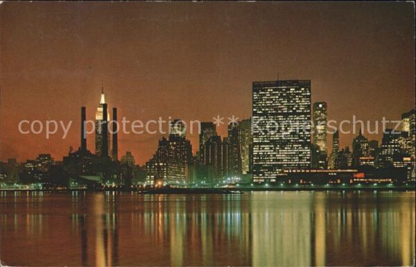 New York City United Nations Headquarter and Empire S