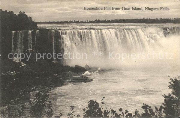 Niagara Falls New York Horseshoe Falls from Goat Island