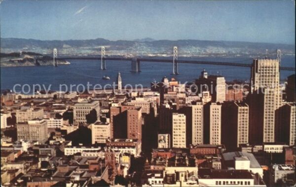San Francisco California Oakland Bay Bridge