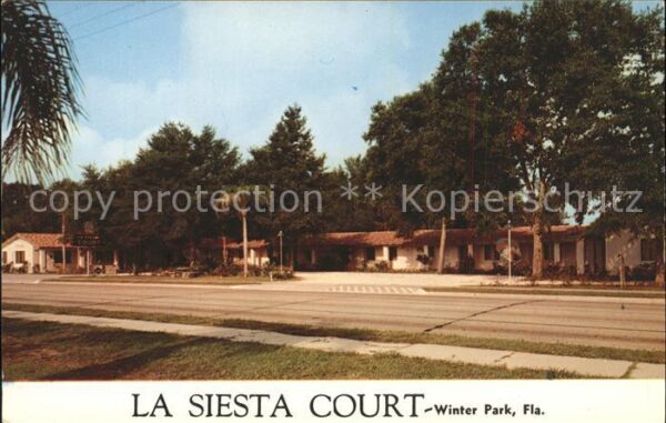 Winter Park Florida La Siesta Court