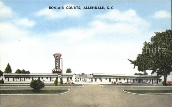 Allendale South Carolina Bon Air Courts Motel