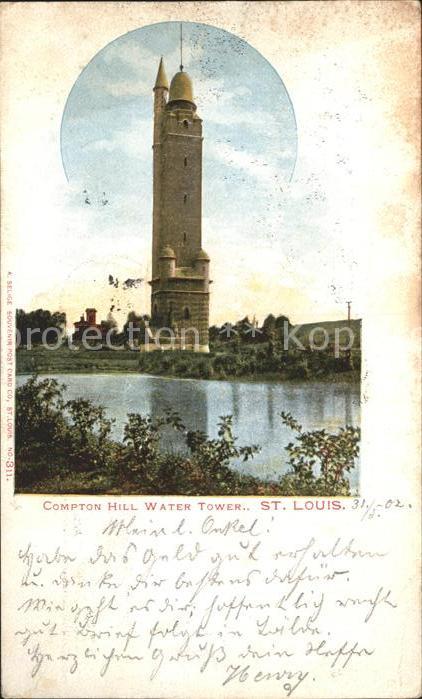 Saint Louis Missouri Compton Hill Water Tower