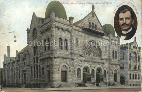 Philadelphia Pennsylvania Baptist Temple and College Portrait Rev