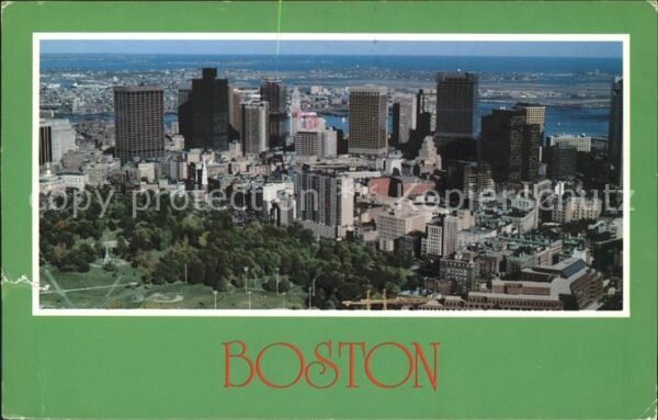 Boston Massachusetts Panorama Skyline