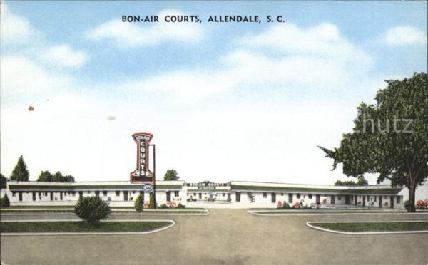 Allendale South Carolina Bon Air Courts Motel