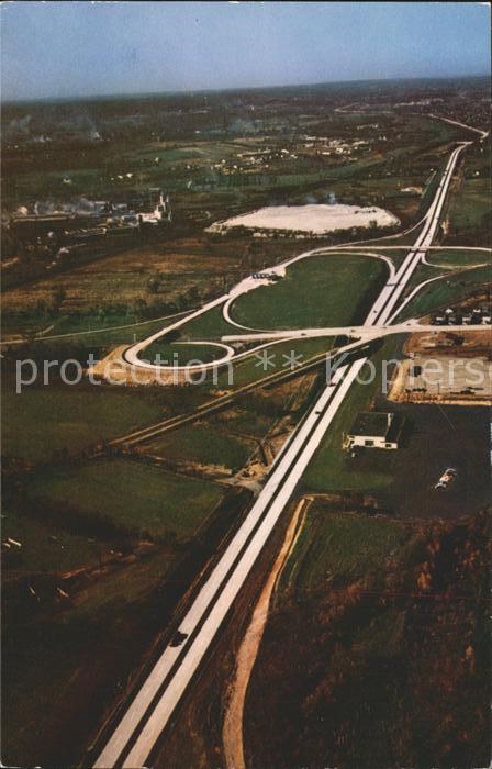 Pennsylvania Turnpike Norristown Interchange aerial view