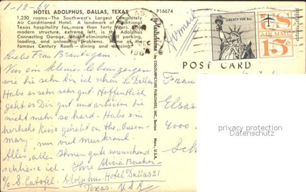 Dallas Texas Hotel Adolphus – Bild 2