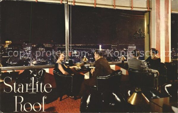San Francisco California Starlite Roof Sir Francis Drake Hotel