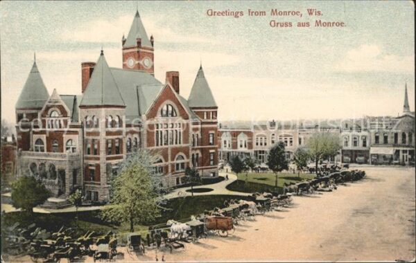 Monroe Wisconsin Green County Courthouse
