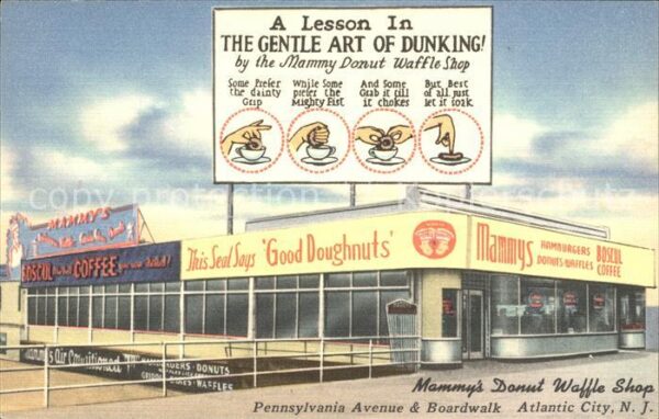 Atlantic City New Jersey Mammys Donut Waffle Shop