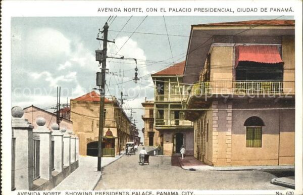 Panama City Panama Avenida Norte Palacio Presidencial