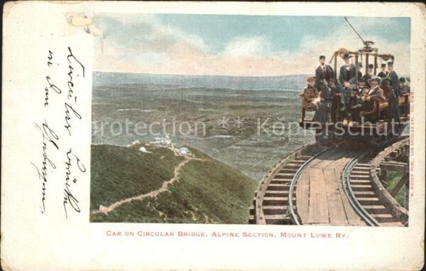 Altadena Car on Circular Bridge Alpine Section M