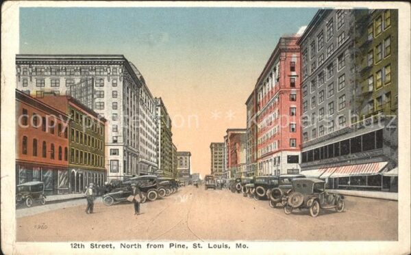 Saint Louis Missouri 12th Street Automobile