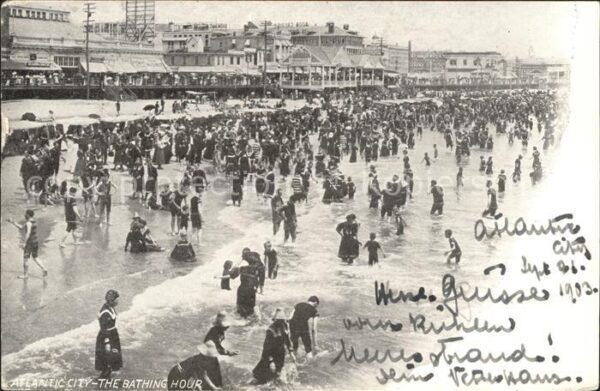 Atlantic City New Jersey Bathing Hour Beach