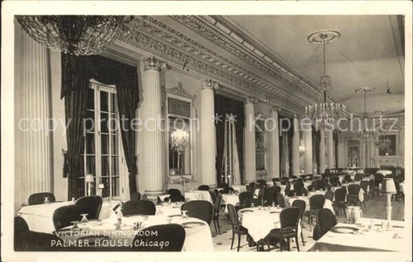 Chicago Illinois Palmer House Victorian Dining Room