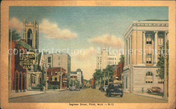 Flint Michigan Saginaw Street