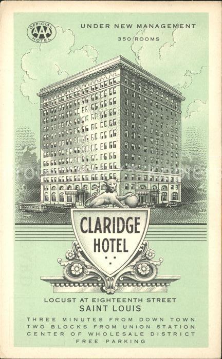 Saint Louis Missouri Claridge Hotel