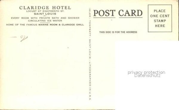 Saint Louis Missouri Claridge Hotel – Bild 2