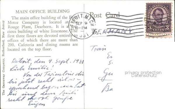 Detroit Michigan General Offices Ford Motor Company – Bild 2