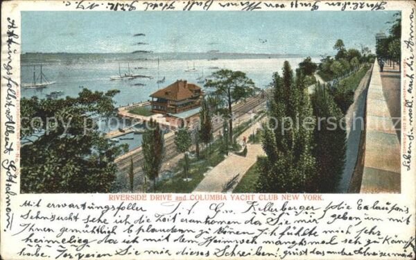 New York City Riverside Drive Columbia Yacht Club