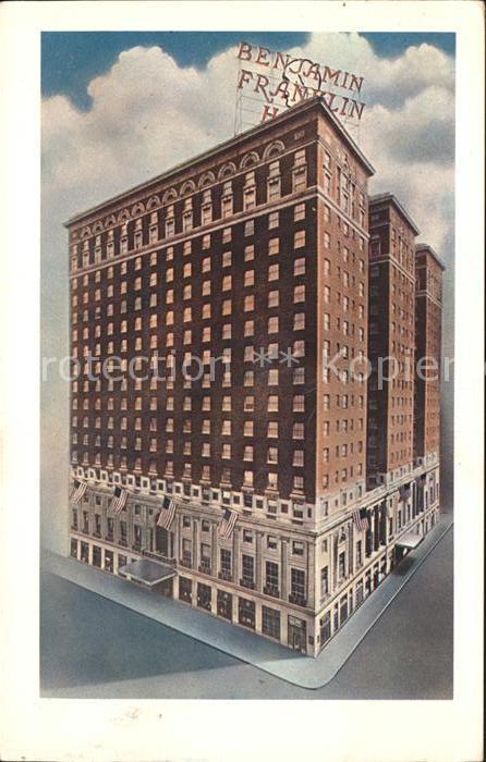 Philadelphia Pennsylvania Benjamin Franklin Hotel