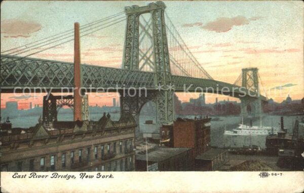 New York City East River Bridge