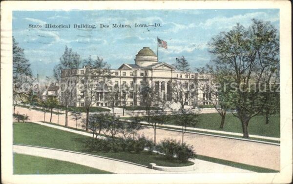 Des Moines Iowa State Historical Building