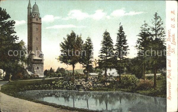 Saint Louis Missouri Reservoir Park and Water Tower
