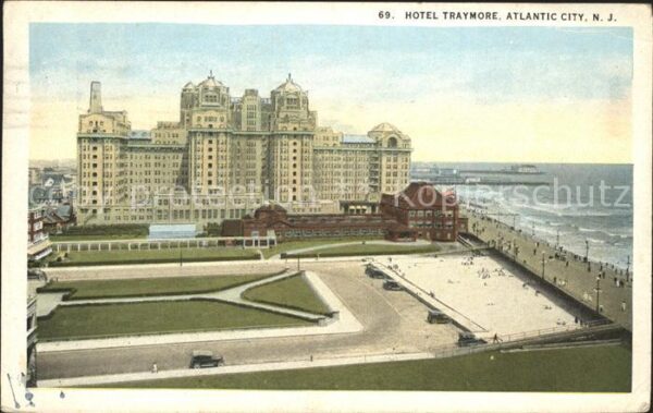 Atlantic City New Jersey Hotel Traymore Beach