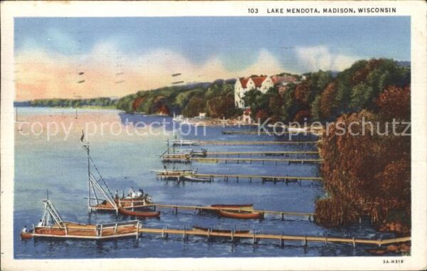 Madison Wisconsin Lake Mendota