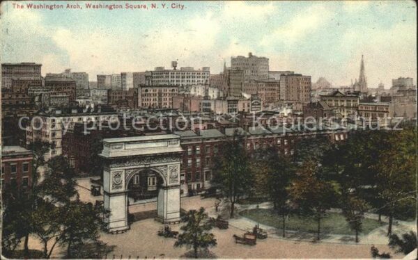 New York City Washington Arch Washington Square