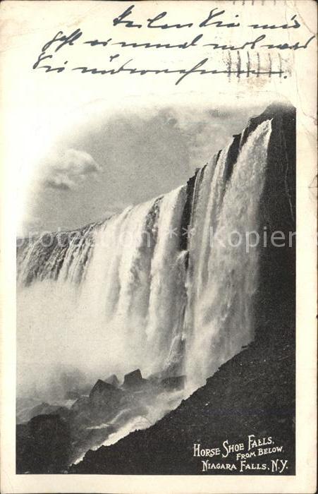 Niagara Falls New York Horse Shoe Falls from below