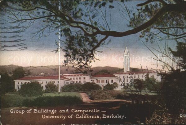 Berkeley California University Buildings and Campanille