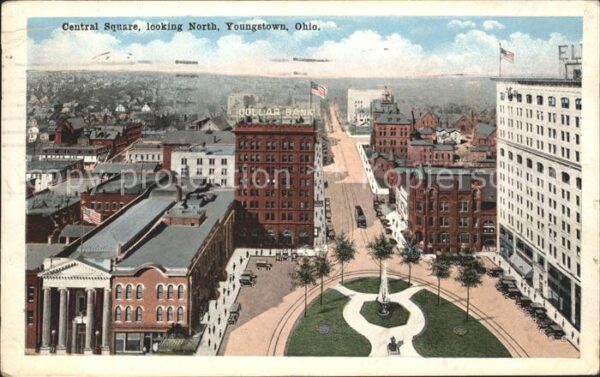 Youngstown Ohio Central Square looking North