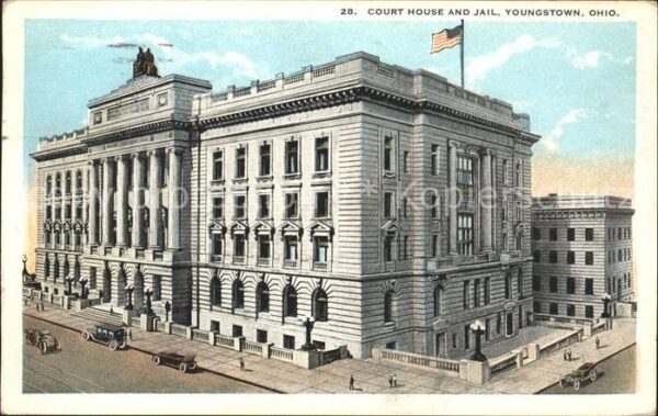 Youngstown Ohio Court House and Jail Flag
